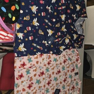 Christmas Scrubs - Colorful Women's Tops by Zoe & Chloe